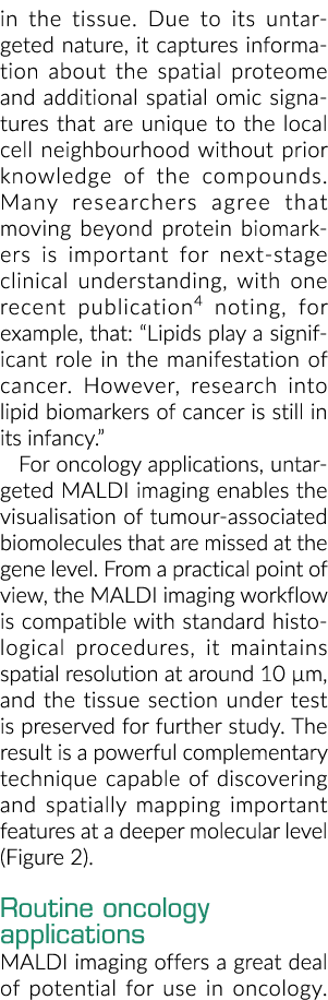 在组织由于其自然没有针对性,它捕获的信息空间蛋白质组和额外的spatia