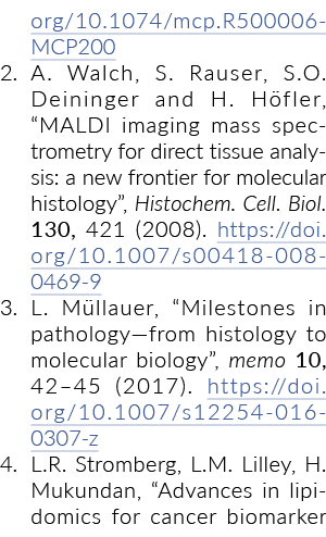 org 10 1074 mcp R500006-MCP200 Walch, Rauser,局和H S O Deininger霍夫勒,MALDI成像质谱