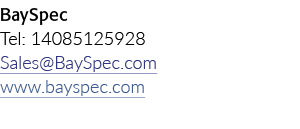 BaySpec电话号码:14085125928销售BaySpec com www BaySpec com