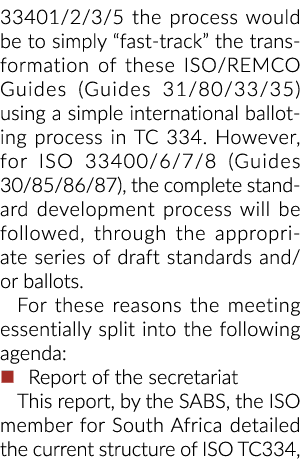 33401 2 3 5过程简单快速的变换这些ISO REMCO指南(导游31 80 33