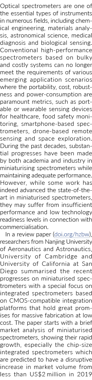 光光谱仪仪器的基本类型之一,在许多领域,包括化学该文