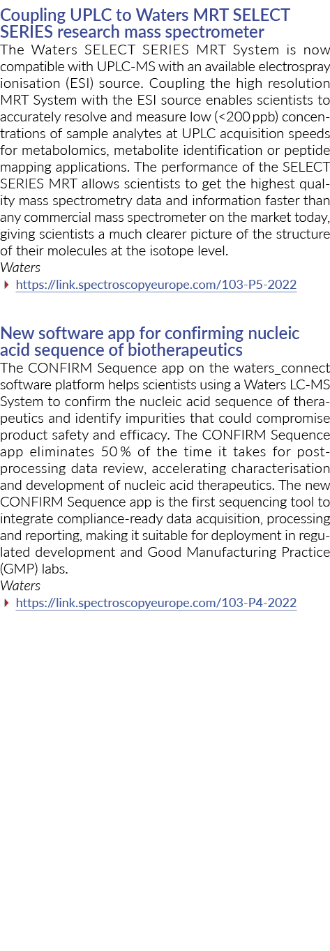 耦合UPLC水域捷运选择系列研究质谱仪水选择捷运系统是现在同情