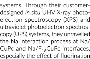 系统通过他们的客户设计的原位特高压x射线光电子能谱(XPS)和紫外线photoelec半岛综合体育官方APP下载德甲