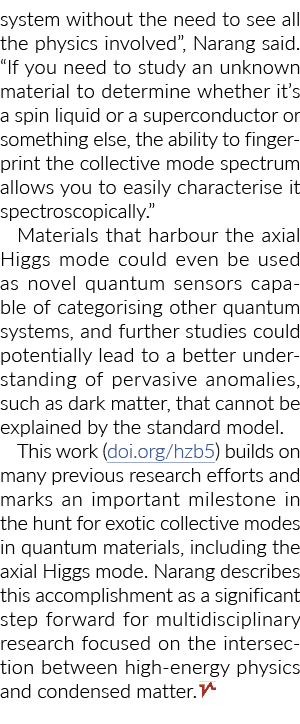 系统而不需要看到所有的物理学,纳说,如果你需要研究未知材料d