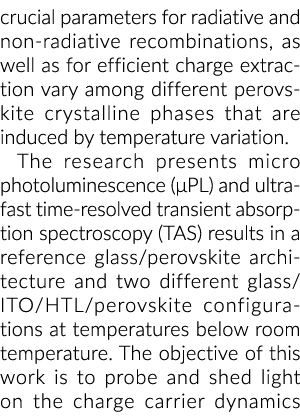 关键参数对辐射和无辐射再组合,以及有效电荷提取不同