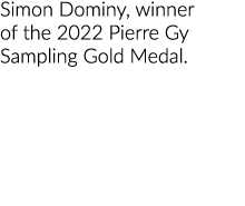 2022年皮埃尔西蒙•Dominy Gy抽样金牌