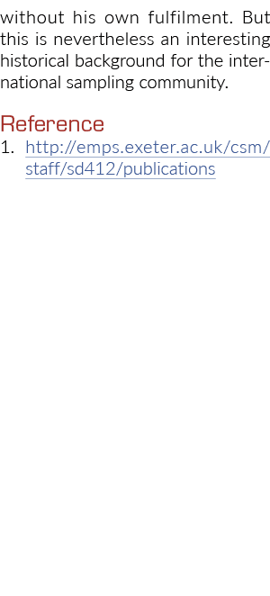 没有自己的成就,但这仍然是一个有趣的历史背景为国际sampl