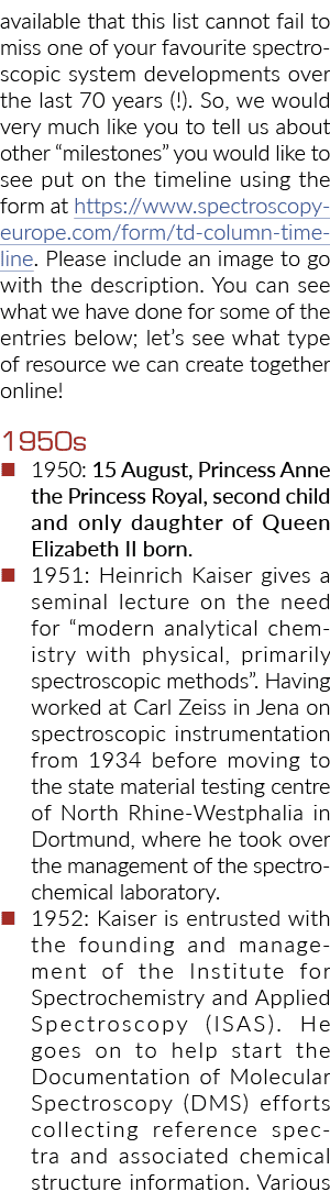 可用此列表不能不能错过一个你最喜欢的光谱系统的发展在过去的70年