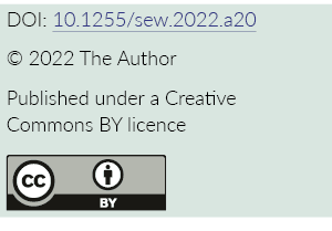 DOI: 10.1255 / sew.2022。一个20 © 2022 The Author Published under a Creative ­Commons BY licence