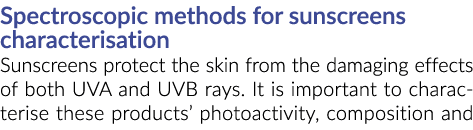 防晒霜的光谱方法描述防晒霜保护皮肤免受的破坏性影响你…