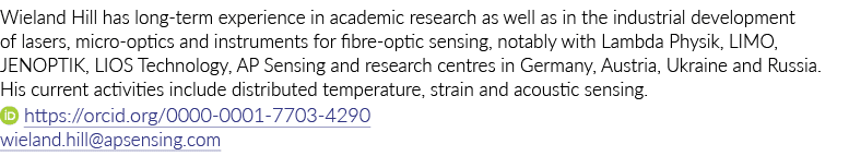 希尔维兰德在学术研究有长期的经验以及­工业发展的激光,微…