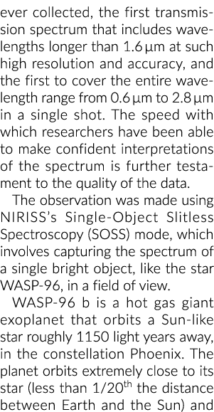 收集,包括第一透射谱波长超过1.6µm在如此高分辨率…