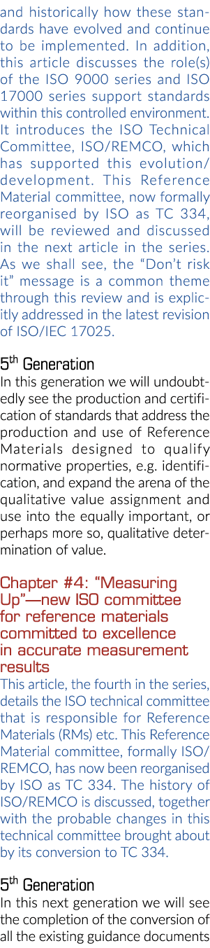 和历史这些标准如何进化,并继续执行。此外,本文讨论了……