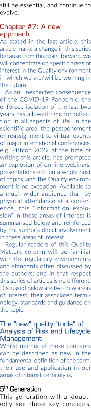 仍然是必不可少的,继续发展。# 7章:新方法如上所述在上一篇文章中,这篇文章马……