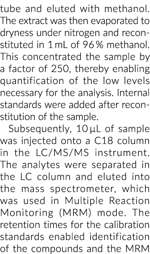 管和筛选了甲醇。提取然后蒸发干燥下氮和重组1毫升的…