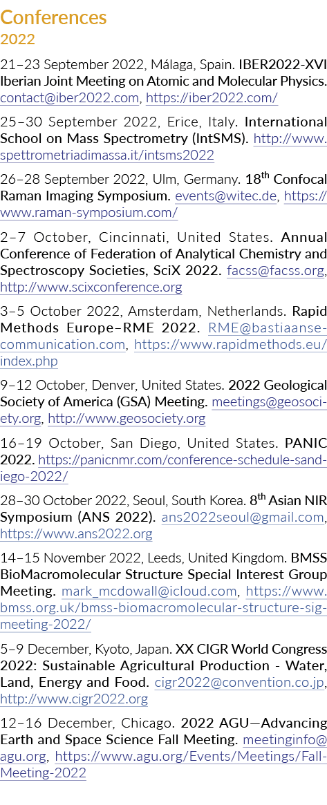 2022年会议研讨会2022年9月,M laga,西班牙。IBER2022-XVI伊比利亚联席会议在原子和分子物理…
