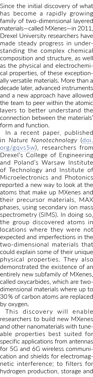 首次发现以来,这已成为一个快速增长的家庭的二维层状材料M…