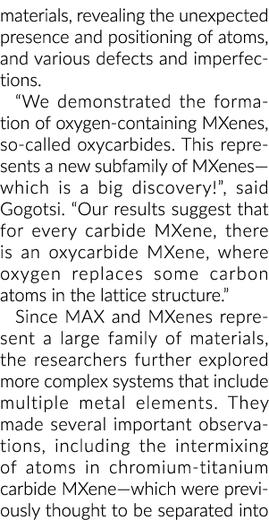 材料,揭示原子的意想不到的存在和定位,以及各种缺陷和瑕疵。“我们民主党…