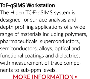 ToF qsim工作站的希登ToF qsim系统是专为表面分析和深度分析的应用……