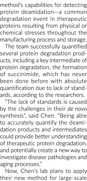 方法的功能检测蛋白质deamidation-a常见治疗蛋白质降解事件产生的…