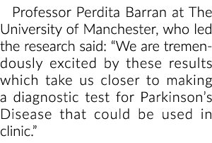 教授Perdita Barran曼彻斯特大学领导这项研究说:“我们非常兴奋不已……