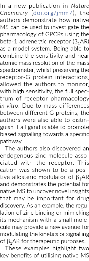 在一个新的出版在《自然化学(doi.org/jmm7),作者展示如何使用本机女士investi……