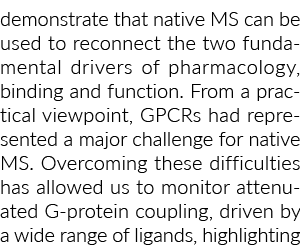 证明原生女士的两个基本因素可以用来连接药理学、绑定和功能……