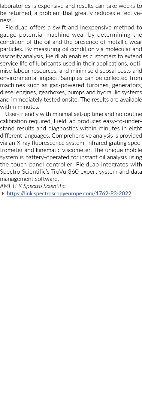 实验室是昂贵的和结果可以星期返回,大大减少了有效性的问题。Fi……