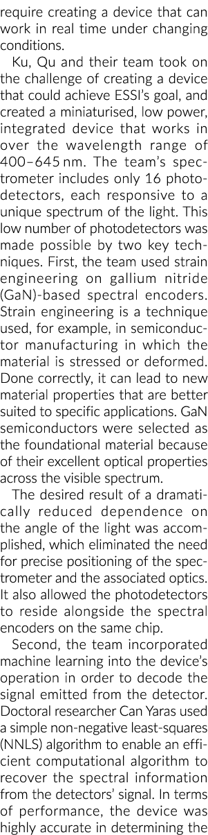 需要创建一个设备,可以在实时变化的条件下工作。Ku,和他们的团队的魅力……