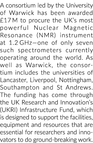 华威大学牵头的财团已获得£17米获得英国最强大的核磁铁……