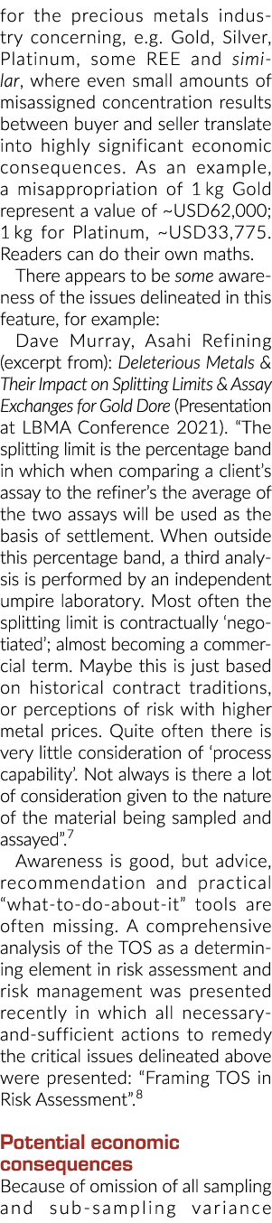 贵金属行业有关,例如金、银、铂、REE和类似的,即使是小amou……