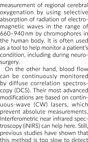 测量区域脑氧化利用选择性吸收辐射的电磁波在t…