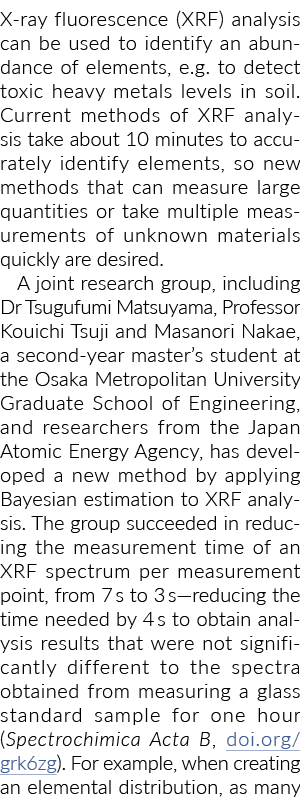 X射线荧光光谱仪分析可以用来识别大量的元素,例如检测有毒重金属……