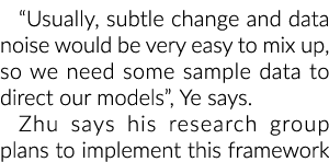 “通常,微妙的变化和数据噪声很容易混淆,所以我们需要一些示例数据直接模型……