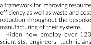 一个框架,用于提高资源效率以及整个定制manufacturin浪费和降低成本……