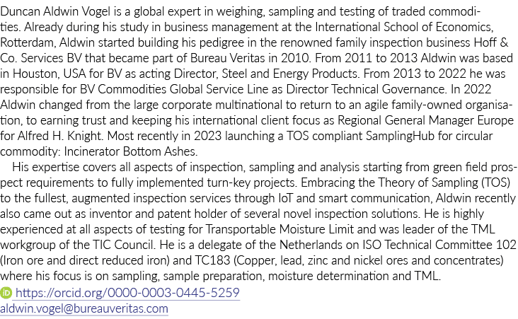 邓肯·鲍德温傅高义是全球专家称重,取样和测试交易商品。已经在他的圣…