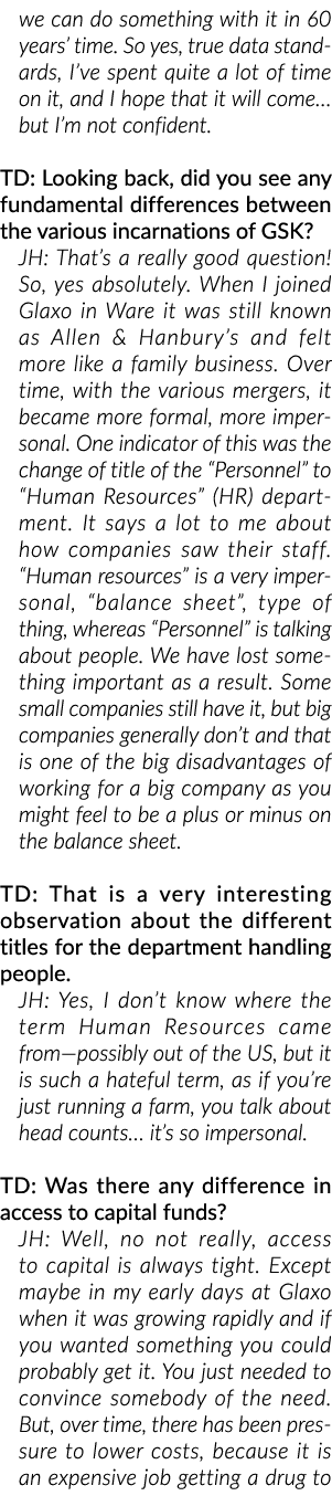 我们可以用它做一些事情在60年的时间。是的,真正的数据标准,我花了很多时间,和…