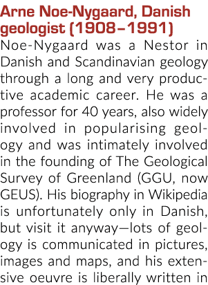 阿恩•诺伊尼加德,丹麦地质学家(1908 - 1991)一个尼加德是丹麦和斯堪的纳维亚的长者地质学通过…