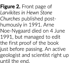 图2。首页的歪碱正长岩凿成的石头教堂1991年死后出版。阿恩•诺伊尼加德死于4…