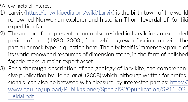 aA几个感兴趣的事实:1)Larvik (https://en.wikipedia.org/wiki/Larvik)是世界著名的出生城市不…