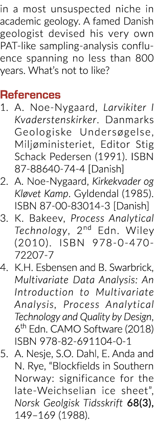 在一个最不受怀疑的利基在学术地质学。丹麦著名地质学家设计他自己的帕特像抽样肛门……