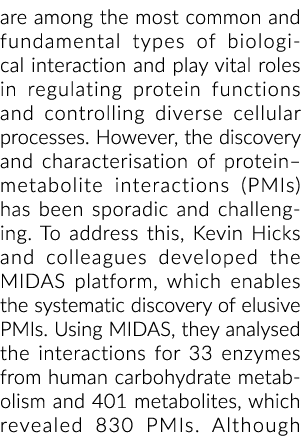 是最常见和基本类型的生物相互作用,在调节蛋白质扮演重要角色……