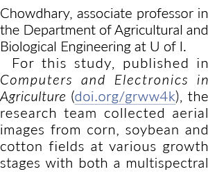 Chowdhary,农业和生物工程系副教授在U(即本研究……