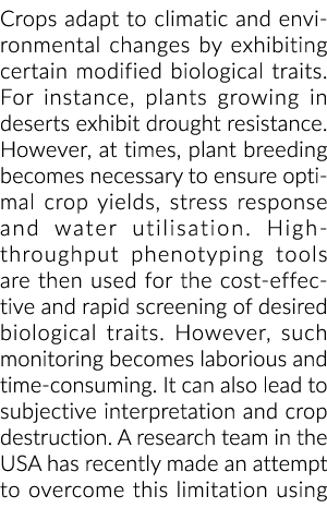 作物适应气候和环境变化的生物特征表现出某些修改。例如,解放军…