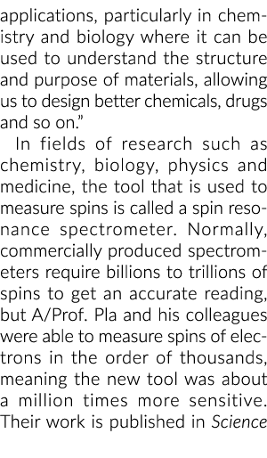 应用程序,特别是在化学和生物学,它可以用来理解m的结构和目的……