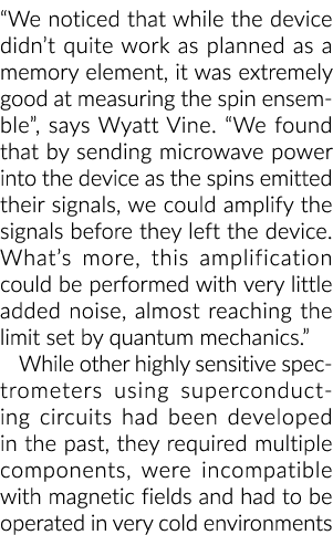 “我们注意到,虽然设备没有工作计划如记忆元素,它非常擅长measurin…