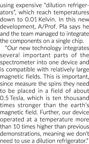 冰箱使用昂贵的“稀释”,达到温度下降到0.01 k。在这种新的发展,公关……