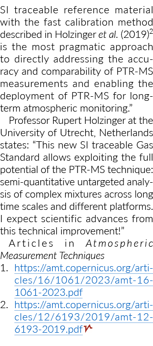 SI可追踪的参考材料的快速标定方法中描述Holzinger et al。(2019) 2是最公关…