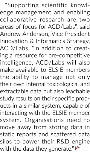 “支持科学知识管理,并使合作研究关注的两个领域为ACD /实验室”,…